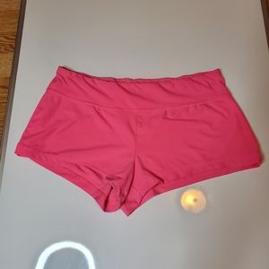 Pink Soft, breathable work out shorts
